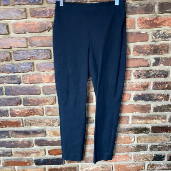 Everlane The Bi-Stretch Side-Zip Cotton Ankle Cropped Work Pants Women's Size 4 - Picture 2 of 8